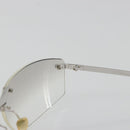 Christian Dior Rimless Sunglasses Metal Silver Auth BA14523V-12
