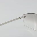 Christian Dior Rimless Sunglasses Metal Silver Auth BA14523V-15