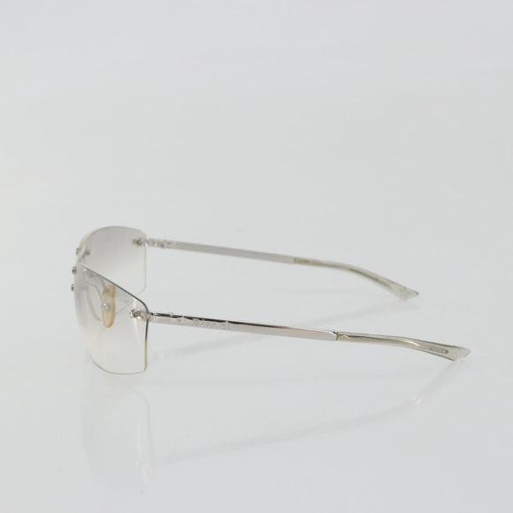 Christian Dior Rimless Sunglasses Metal Silver Auth BA14523V