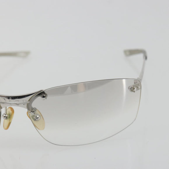 Christian Dior Rimless Sunglasses Metal Silver Auth BA14523V