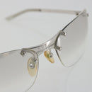 Christian Dior Rimless Sunglasses Metal Silver Auth BA14523V-9
