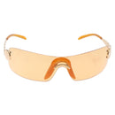 Christian Dior Rimless Sunglasses Metal Orange Gold Auth BA14524V-2