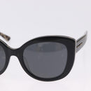 DOLCE&GABBANA Sunglasses Plastic Black Gold Auth BA14526-5
