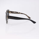 DOLCE&GABBANA Sunglasses Plastic Black Gold Auth BA14526-6