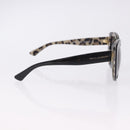 DOLCE&GABBANA Sunglasses Plastic Black Gold Auth BA14526-8