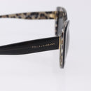 DOLCE&GABBANA Sunglasses Plastic Black Gold Auth BA14526-9