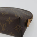 LOUIS VUITTON Monogram Pochette Cosmetic PM Pouch M43998 LV Auth BA14535-7