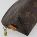 LOUIS VUITTON Monogram Pochette Cosmetic PM Pouch M43998 LV Auth BA14535-14