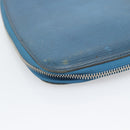 LOUIS VUITTON Epi Organizer Atholl Clutch Bag Blue M60731 LV Auth BA14536-7