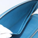 LOUIS VUITTON Epi Organizer Atholl Clutch Bag Blue M60731 LV Auth BA14536-20