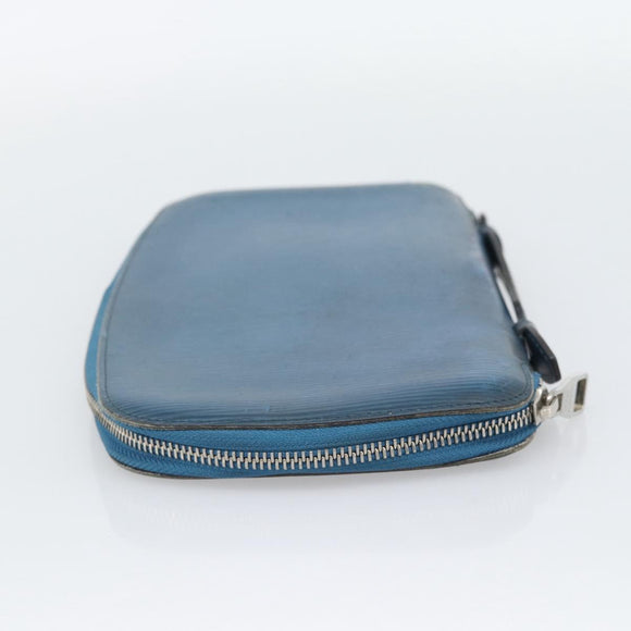 LOUIS VUITTON Epi Organizer Atholl Clutch Bag Blue M60731 LV Auth BA14536