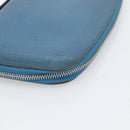 LOUIS VUITTON Epi Organizer Atholl Clutch Bag Blue M60731 LV Auth BA14536-14