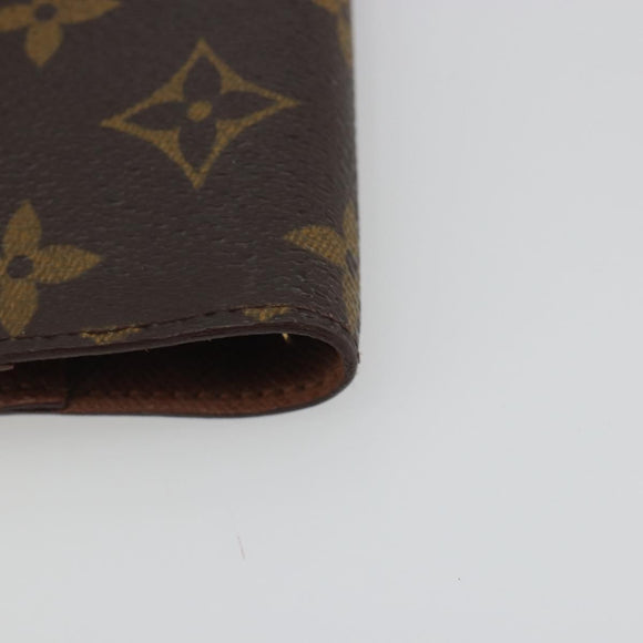 LOUIS VUITTON Monogram Agenda PM Day Planner Cover R20005 LV Auth BA14537