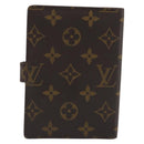 LOUIS VUITTON Monogram Agenda PM Day Planner Cover R20005 LV Auth BA14537-3