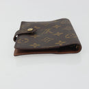 LOUIS VUITTON Monogram Agenda PM Day Planner Cover R20005 LV Auth BA14537-6