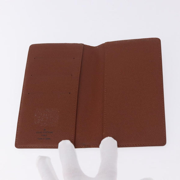 LOUIS VUITTON Monogram Agenda Poche Note Cover R20503 LV Auth BA14538