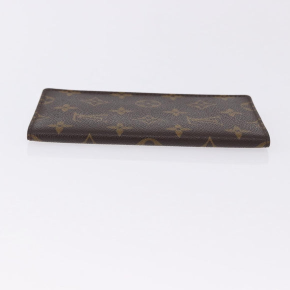 LOUIS VUITTON Monogram Agenda Poche Note Cover R20503 LV Auth BA14538