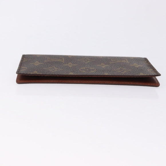 LOUIS VUITTON Monogram Agenda Poche Note Cover R20503 LV Auth BA14538