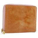 LOUIS VUITTON Monogram Vernis Bloom Coin Purse Marshmallow Pink LV Auth BA14539-1