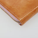 LOUIS VUITTON Monogram Vernis Bloom Coin Purse Marshmallow Pink LV Auth BA14539-16
