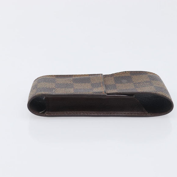 LOUIS VUITTON Monogram Damier Ebene Etui Cigarette Case 3 Set LV Auth BA14540