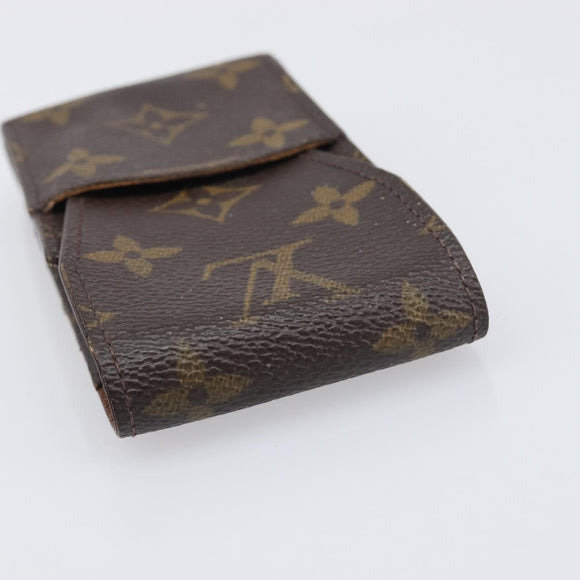 LOUIS VUITTON Monogram Damier Ebene Etui Cigarette Case 3 Set LV Auth BA14540