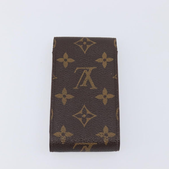 LOUIS VUITTON Monogram Damier Ebene Etui Cigarette Case 3 Set LV Auth BA14540