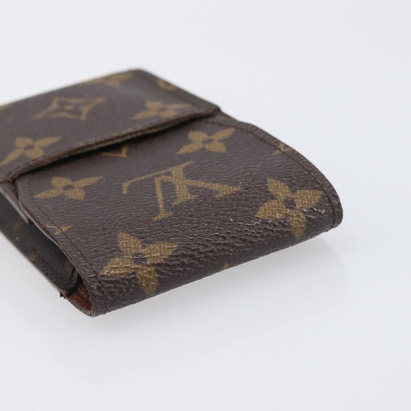 LOUIS VUITTON Monogram Damier Ebene Etui Cigarette Case 3 Set LV Auth BA14540