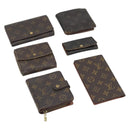 LOUIS VUITTON Monogram Wallet Small Items 6 Set LV Auth BA14543-1