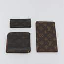 LOUIS VUITTON Monogram Wallet Small Items 6 Set LV Auth BA14543-18