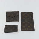 LOUIS VUITTON Monogram Wallet 6 Set LV Auth BA14544-19