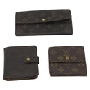 LOUIS VUITTON Monogram Wallet 6 Set LV Auth BA14544-2
