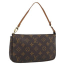 LOUIS VUITTON Monogram Pochette Accessoires Pouch M51980 LV Auth BA14545-1