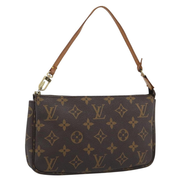LOUIS VUITTON Monogram Pochette Accessoires Pouch M51980 LV Auth BA14545