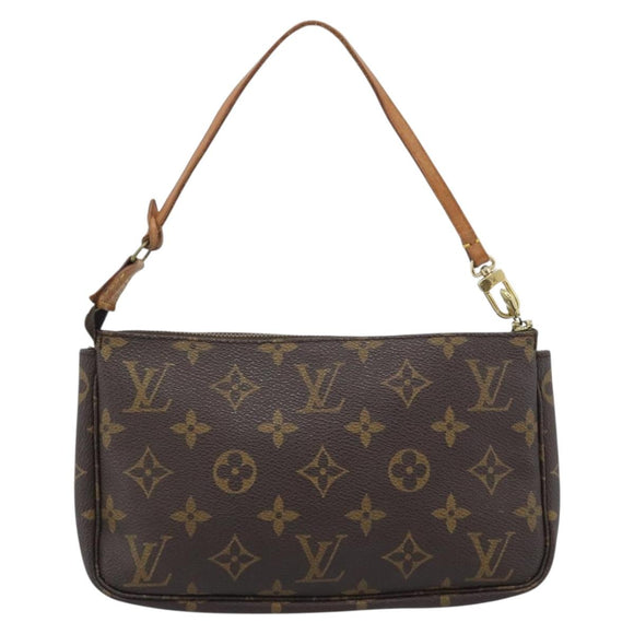 LOUIS VUITTON Monogram Pochette Accessoires Pouch M51980 LV Auth BA14545