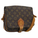 LOUIS VUITTON Monogram Cartouchiere MM Shoulder Bag M51253 LV Auth BA14550-1