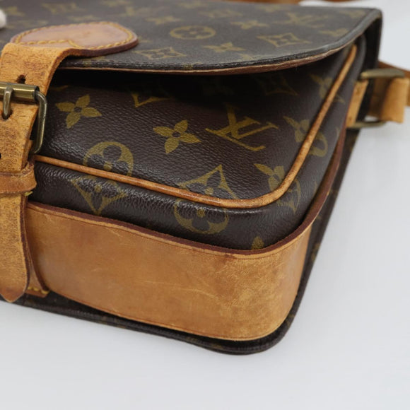 LOUIS VUITTON Monogram Cartouchiere MM Shoulder Bag M51253 LV Auth BA14550