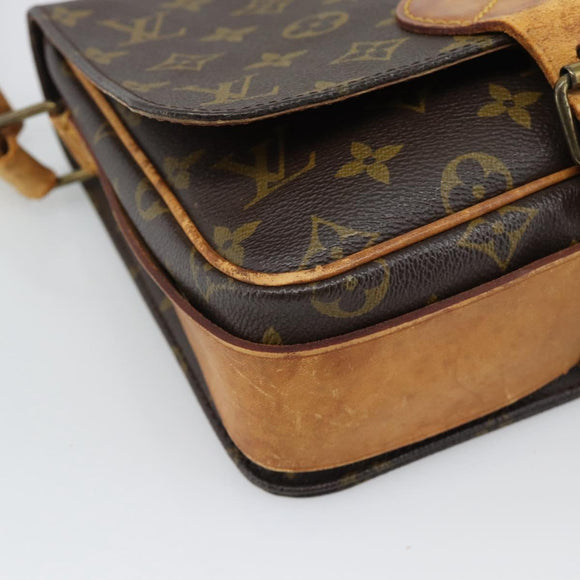 LOUIS VUITTON Monogram Cartouchiere MM Shoulder Bag M51253 LV Auth BA14550