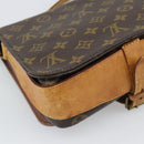 LOUIS VUITTON Monogram Cartouchiere MM Shoulder Bag M51253 LV Auth BA14550-17