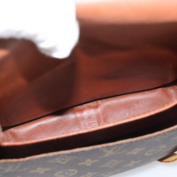 LOUIS VUITTON Monogram Cartouchiere MM Shoulder Bag M51253 LV Auth BA14550