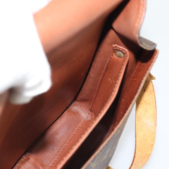 LOUIS VUITTON Monogram Cartouchiere MM Shoulder Bag M51253 LV Auth BA14550