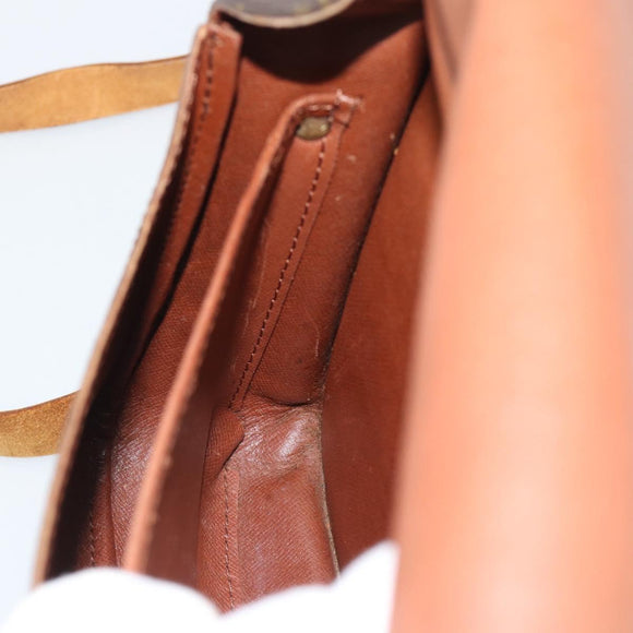 LOUIS VUITTON Monogram Cartouchiere MM Shoulder Bag M51253 LV Auth BA14550