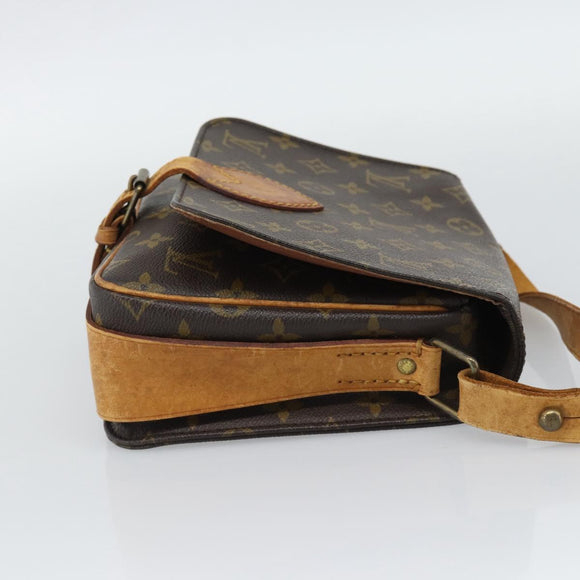 LOUIS VUITTON Monogram Cartouchiere MM Shoulder Bag M51253 LV Auth BA14550