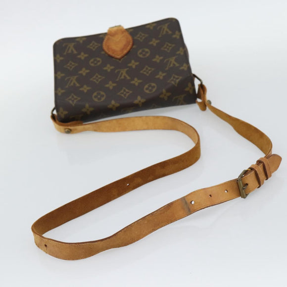 LOUIS VUITTON Monogram Cartouchiere MM Shoulder Bag M51253 LV Auth BA14550