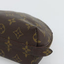 LOUIS VUITTON Monogram Trousse Demi Ronde Cosmetic Pouch M47520 LV Auth BA14556-8