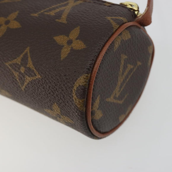 LOUIS VUITTON Monogram Papillon Pouch Pouch LV Auth BA14557A