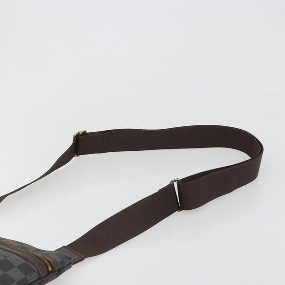 LOUIS VUITTON Damier Ebene Pochette Bosphore Shoulder Bag N51111 LV Auth BA14559
