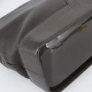 VERSACE Hand Bag Leather Brown Gold Tone Auth BA14561-14
