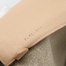 CELINE Tote Bag Leather Beige Auth BA14562A-22