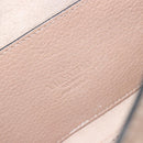 VALENTINO Studs Shoulder Bag Leather Pink Gold Tone Auth BA14563-20